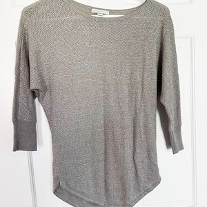 New York & Co Women’s Grey Shimmer Top